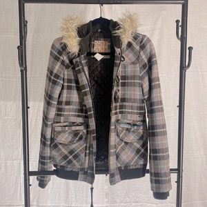 Vintage Billabong Plaid Coat